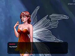 sleeping naked pixie with angry shepherd