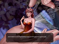 sleeping naked pixie with angry shepherd