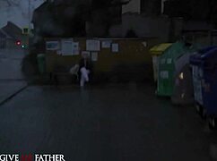 Deviante - hot blonde with small 18+ natural tits rides big dick in preacher's van, what do you think?