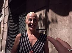 German Scout Picks Flexible Mature Yelena for Street Fuck