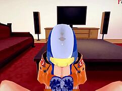 In this 3d anime hentai, wattson has intense sex with apex legends characters by fantasyking3