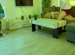 Latina Roleplay Sharing on Sofa