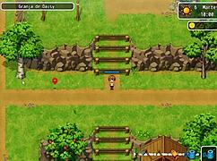 Hentai Game Spying on Bathroom Big Ass Scene