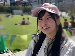 Japanese College Girl Turns Naughty in Hotel Homemade Blowjob