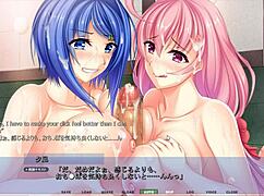 Dual Step-Sister Titfuck In Harem Route.