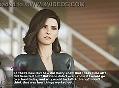 Ms denvers plays with big tits in game 😏