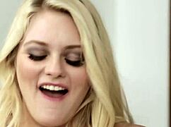 busty milf joins teens for a wild lesbian foursome at massage parlor