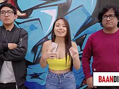 Thaina Fields hosts wild contest for smallest penis with sexy babes watching