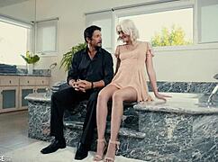 New Pornstar Zoe Sparx Takes Messy Facial After Hard Fucking Curvy Blonde Pussy