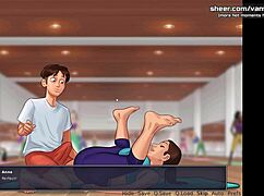 Gorgeous Threesome with Horny Lactating Milf in Cosplay Action