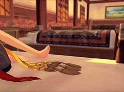 Uh, I think I got hooked on this Sunset Collei Genshin Impact 3D cartoon... my bad!