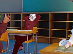 Watch Kuroka unleash NTR madness in HS DxD fantasy full episode 6!