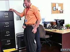 young guy wrestles with old man on first day, turns into hot gay sex 💪