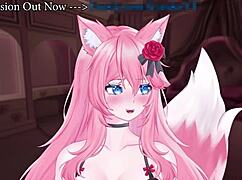 Kanakovt Moans Crazy in Femdom BDSM Outfit Begging for Monster Cock Cum