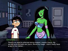 Bold Teen 18+ Arab Cosplay Danny Phantom Handjob and Blowjob with Monster Cock Facial in Amity Park Part 21