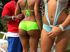 I Enjoy Ebony Menage a Trois with Cumshots.