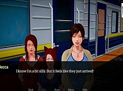 redhead teen in my new family cartoon gets her big tits and ass pounded hard by multiple guys