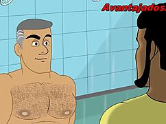 Feeling Passion In Cartoon Gay Gym