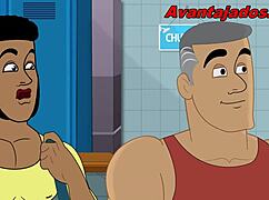 Feeling Passion In Cartoon Gay Gym