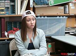 Security guard catches tiny teen stealing from the store, what happens next?