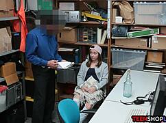 Security guard catches tiny teen stealing from the store, what happens next?