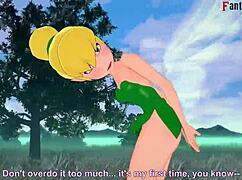 i’m losing it, banging tinker bell in the forest while another fairy watches us