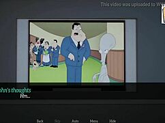 redhead teen in my new family cartoon gets her big tits and ass pounded hard by multiple guys