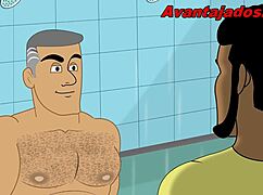 Feeling Passion In Cartoon Gay Gym