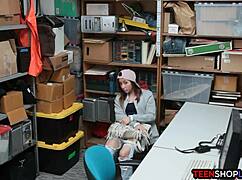 Security guard catches tiny teen stealing from the store, what happens next?