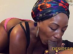 homemade couple worships ass with deepthroat blowjob