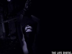 hairy russian girl fingers herself roughly and cums hard in boots