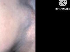 Wife rubs swollen pussy without condom in swing cabin