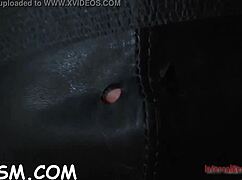 this guy ties up his slut and makes her suck his cock while fucking her pussy hard in pov