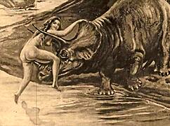 vintage erotic drawings with retro anime hentai 😍