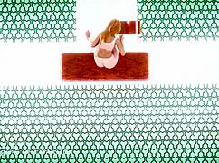 Giantess Woman Grows in 3D Animation with Big Tits