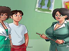 summertimesaga crew signed up for the anime competition to score big marks in e1 9