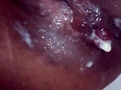 wish it was real cum dripping from my hole after anal assfucking clothes ripped masturbation