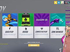 Wow, Vtuber Lewdneko plays Overwatch and gets spanked hard in part 2!