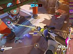 Wow, Vtuber Lewdneko plays Overwatch and gets spanked hard in part 2!