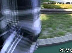 Никки Лавей рвет хардкор POV порно сцену