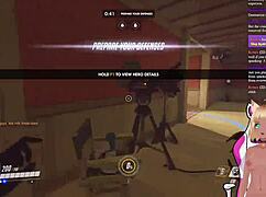 Wow, Vtuber Lewdneko plays Overwatch and gets spanked hard in part 2!