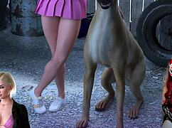 Touching clit during porn game play