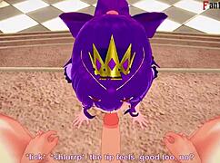 Scathach-skadi engages in detailed sex on the throne in type-moon fantasy