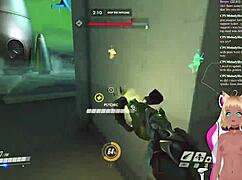 Wow, Vtuber Lewdneko plays Overwatch and gets spanked hard in part 2!