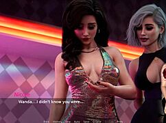 dancing with ms denvers in the nightclub game, anime style 😎