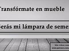 Transform Into Furniture For Semen Lamp Jerk Off Instructions In Spanish.