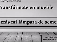 Transform Into Furniture For Semen Lamp Jerk Off Instructions In Spanish.