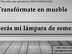 Transform Into Furniture For Semen Lamp Jerk Off Instructions In Spanish.