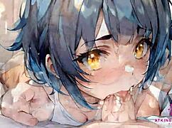 Cute College Student With Large Breasts Wants To Suck Your Cock Until You Cum In Her Mouth - AI Porn.