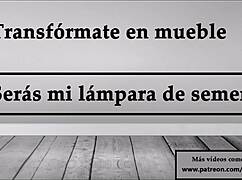 Transform Into Furniture For Semen Lamp Jerk Off Instructions In Spanish.